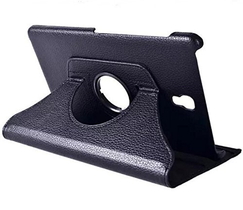 Colorcase Rotater Tablet Flip Cover Case for Samsung Galaxy Tab A 8.0 (2017) SM-T380 / SM-T385 8 Inch Tablet - (Black) (B077GW9RLD) Amazon Price History, Amazon Price Tracker