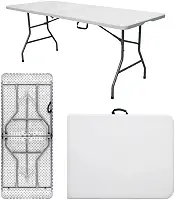 GardenLife | Picnic 180 Mesa Camping Dobravel Vira Maleta Portatil Camping Premium | 180CM