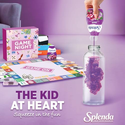 Image of SPLENDA Liquid Water Enhancer Drops, Grape, 3.11 Fl Oz