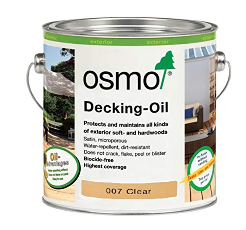 Osmo Decking or Furniture Oil - Teak Oil Clear - 375ml