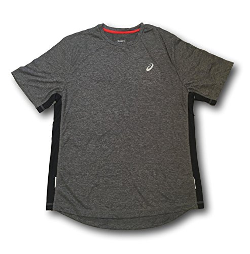 ASICS Men's Reflectivity Athletic Short Sleeve Active Tee Shirt Gray
