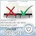 Click Bed Sheet Holder - No Lift Mattress Sheet Clips & Strap for Queen King Size Beds, Sheet Keepers to Keep Sheets on Bed, Heavy Duty Bedsheet Lock Fasteners to Hold Sheets in Place Firm & Tight