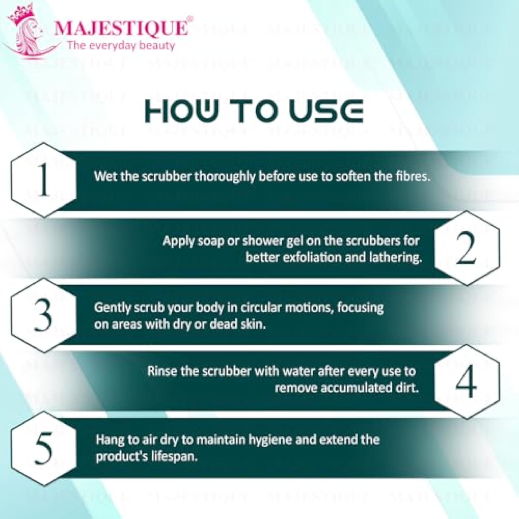 Premium Fiber Bath Sponge for Men & Women