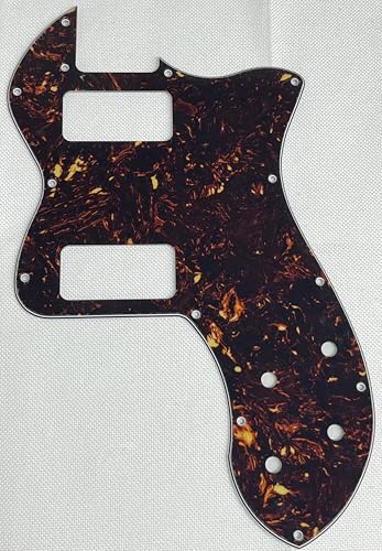 For Fit Tele Classic Player Thinline TV Jones Style Guitar Pickguard (4 Ply Brown Tortoise)