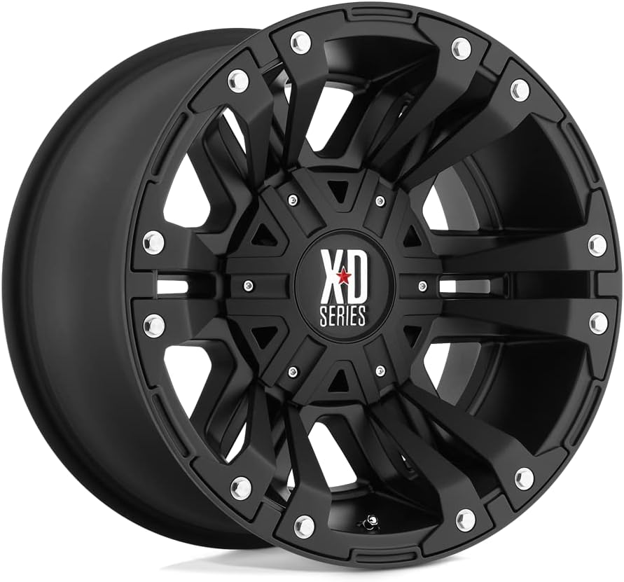 by KMC Wheels XD822 Monster 2 Matte Black Wheel (20x9"/6x135mm, 18mm offset)