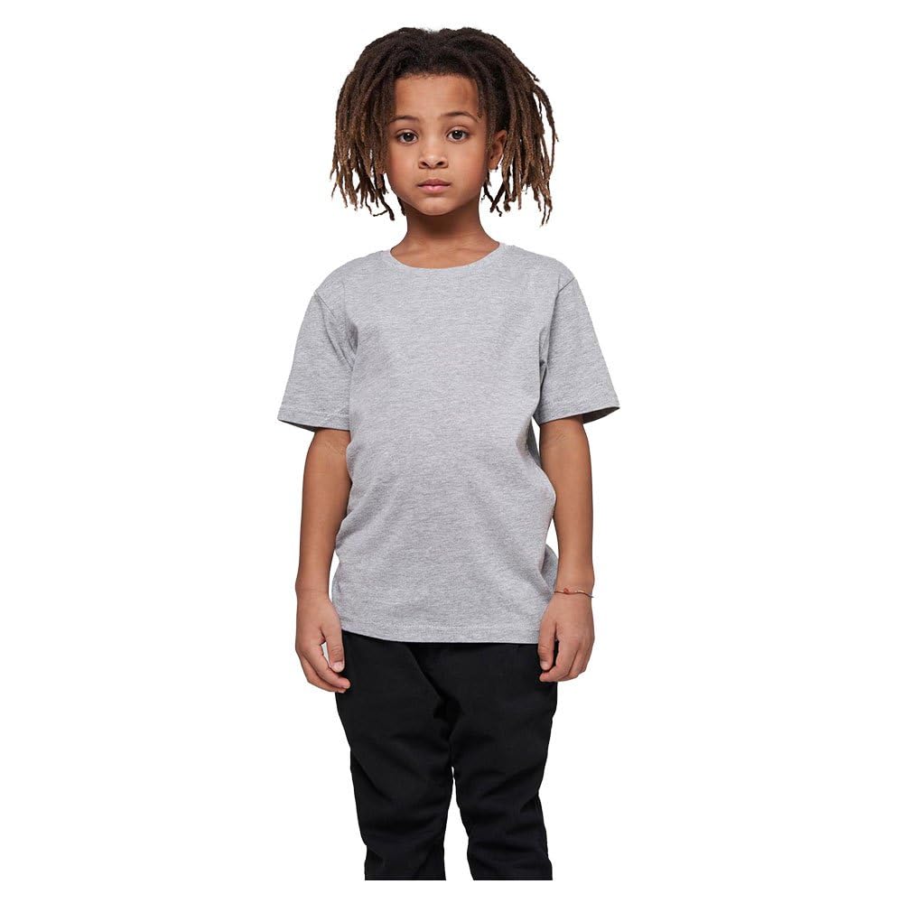 Build Your Brand - Maglietta da Bambino Basic Grigio 134-140 cm