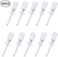 Vista 7 de Alwonder Alicates Hackle para atar moscas, 10 unidades, 8 colores, alicates de gancho de mosca, ganchos de punta larga de plástico, herramienta