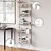 COVAODQ Pantry Spice Rack Narrow Bookshelves Behind The Door for Kids,Multi Pantry Organizer Spice Rack for Kitchen Bedroom