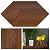 48 Pcs Vinyl Flooring Peel and Stick Floor Tile Stick on Floor Tile Self Adhesive Waterproof Bathroom Floor Tile for Living Bedroom Bathroom Kitchen Floor, 12 x 12 Inch (Fresh Style, Dark Brown)