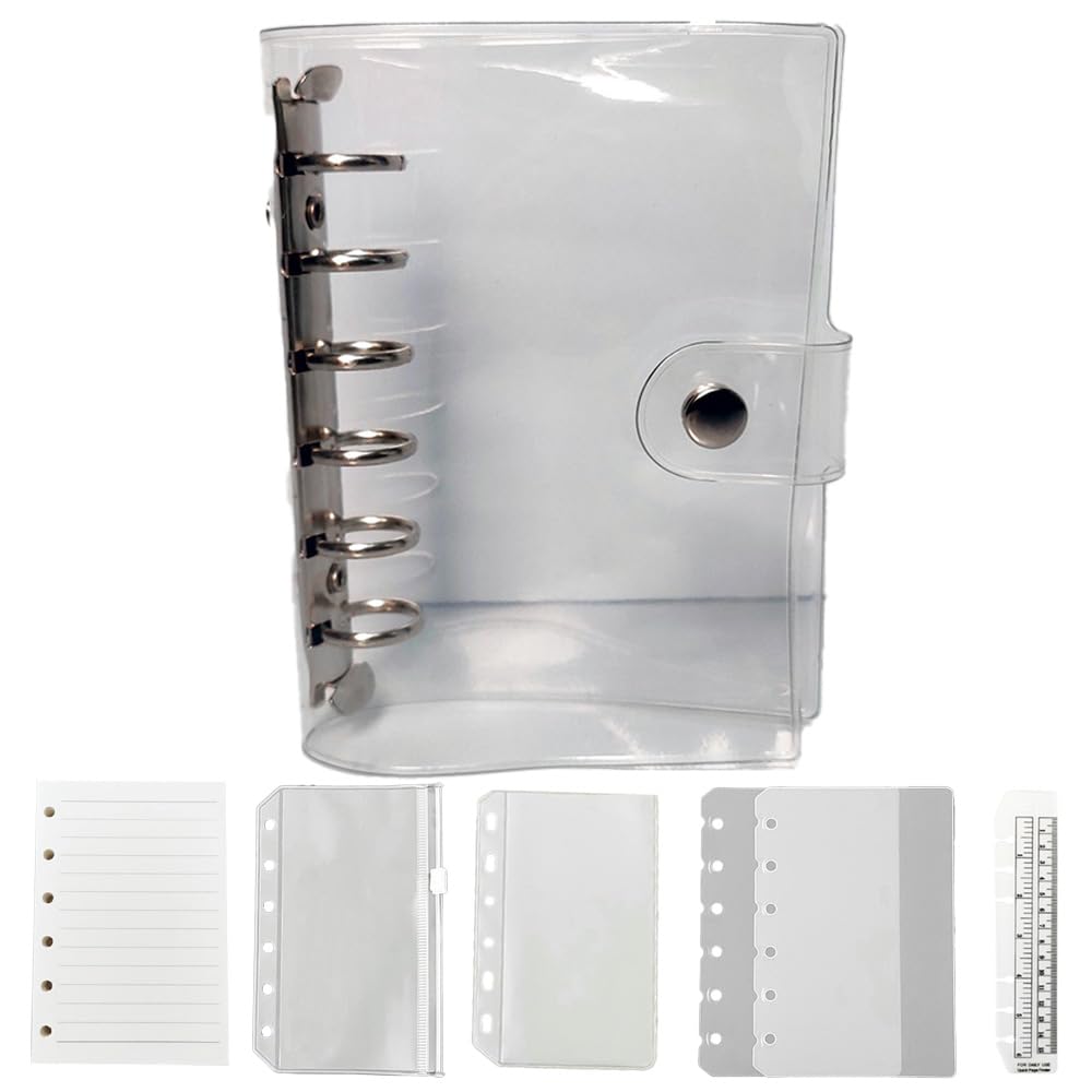 Amazon.co.jp: YUANXINWL a7 バインダー システム手帳 ミニ6穴 メモ帳