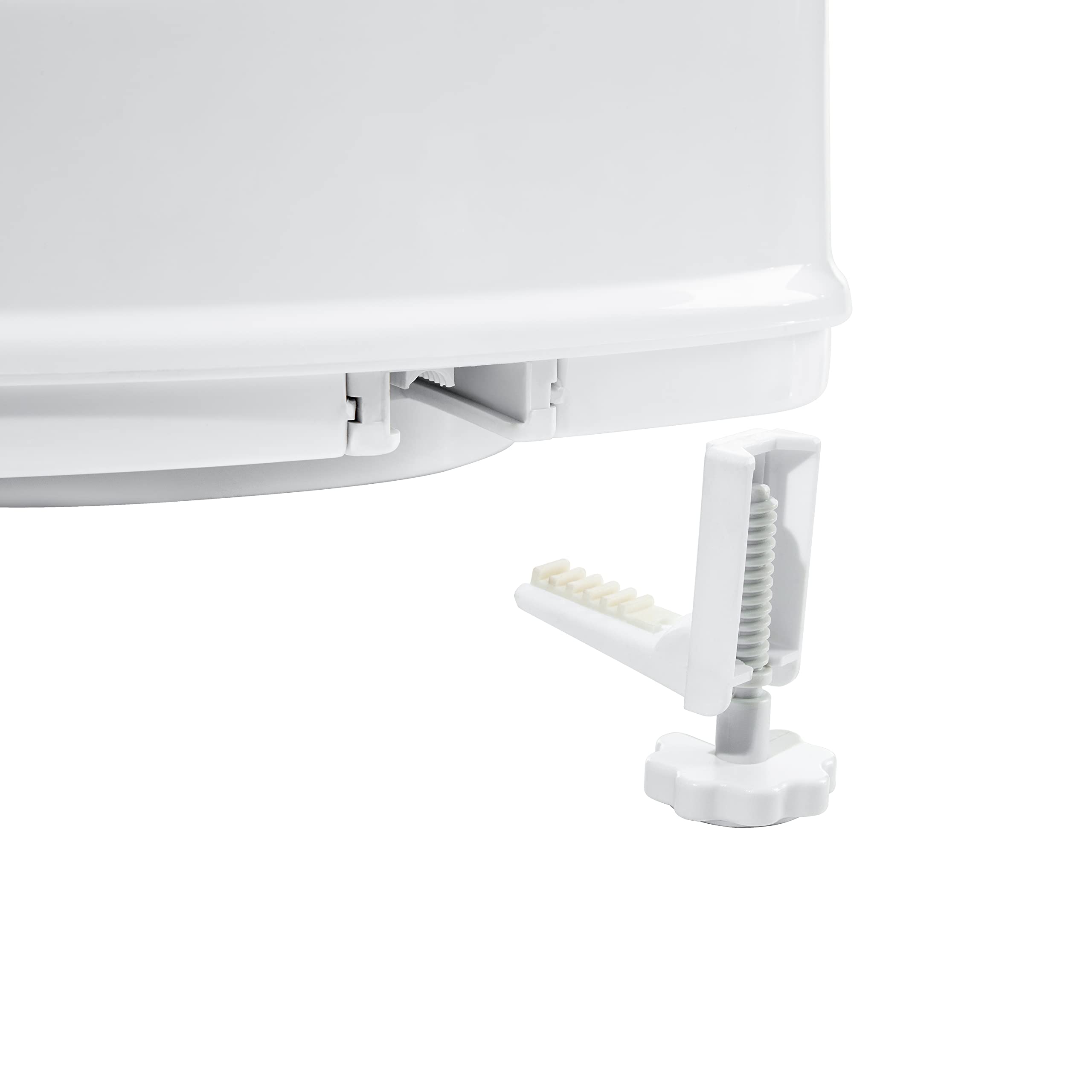 Akriva Erhöhter Toilettensitz mit Deckel (15cm hoch) - Komfortabler Toilettenaufsatz - Stabile WC-Sitzerhöhung - Toilettenaufsatz (10 cm)