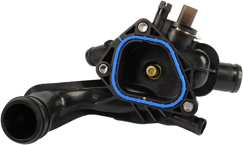 Thermostat Housing with Sensor & Gasket Engine Coolant Thermostat Assembly Fit for