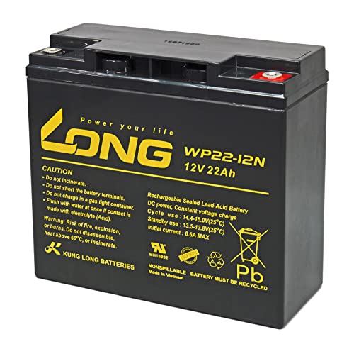 Batterie plomb KungLong 12V fauteuil roulant Invacare ATM Take Along