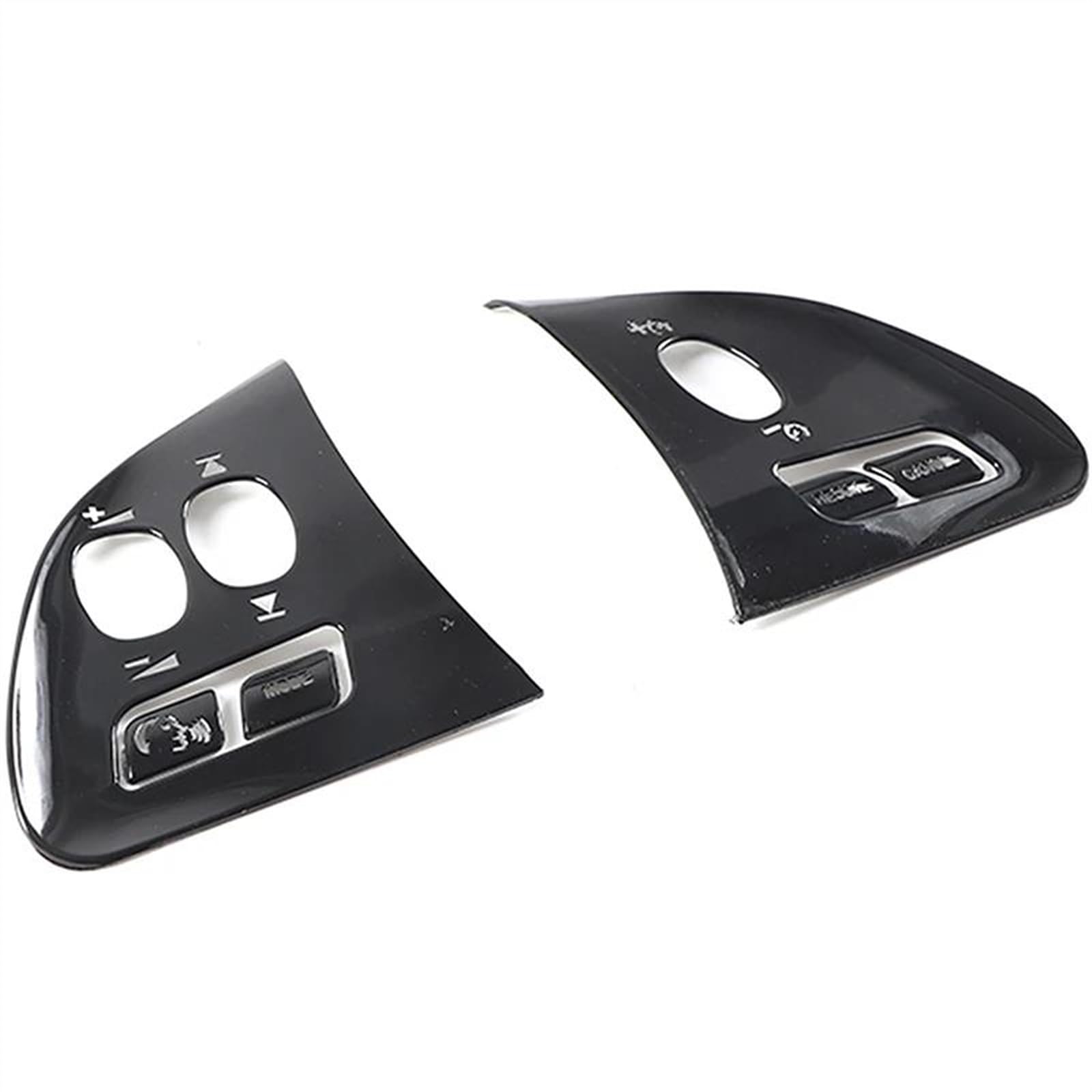 Csspdm Black Car Decoration Interior Accessories Steering Wheel Button Sticker For Jaguar Xf 2012 2013 2014 2015(Black)