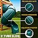Swing-N-Slide WS 5040-G Quick Connect 5 Foot Turbo Tube Slide Plastic Enclosed Slide for 5 Foot Deck Heights, Green
