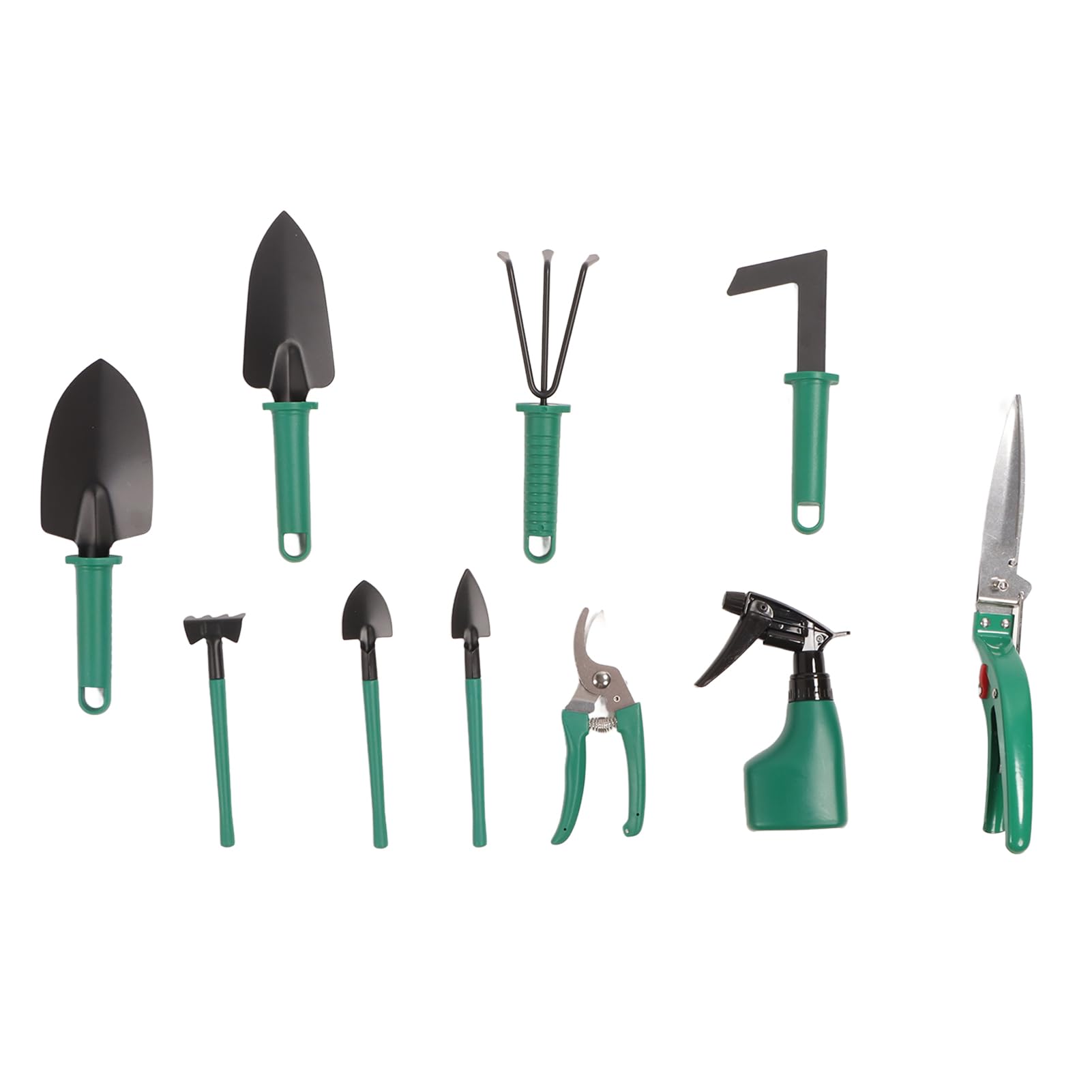 Ensemble D'outils De Jardin 10 Pièces, Outils à Main De Jardinage Extérieur En Fer Robuste, Kit D'outils De Jardin à Poignée Ergonomique Avec Boîte Fourre-tout De Jardinage, Cadeaux De Jardinage Idéau