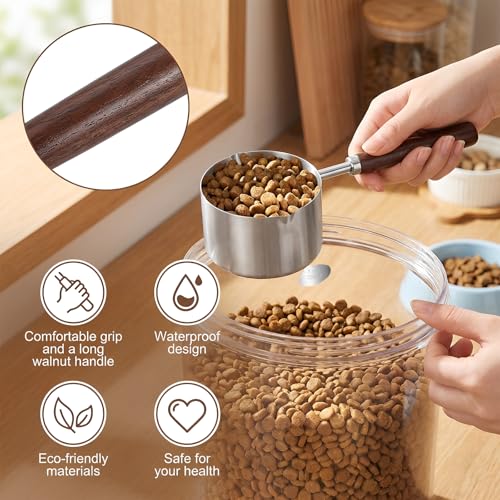 Cuchara medidora para comida de perro en acero inox miniatura 4