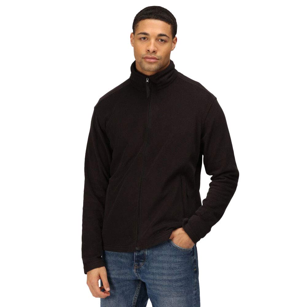 Regatta Mens Classic Full Zip Fleece Jacket TRF570 Black