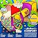 KIDUKU® 3-teiliges Bällebad Spielzelt Babyzelt + Krabbeltunnel + 200 Bälle + Tasche für drinnen und draußen
