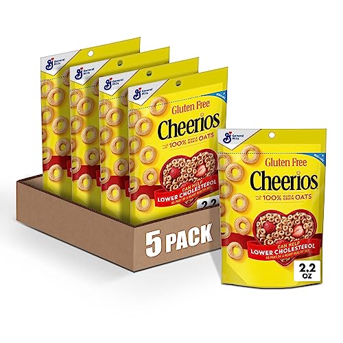 Cheerios Cereal, 2.2oz, 5 Pouches