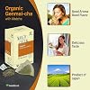 MAEDA-EN NAKED GREEN Organic Genmai-cha with Matcha 12 Tea Bags Hot or Cold Drink Green Tea Japanese Origin Individually Wrapped Teabags 08202 1pk
