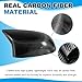 Fancemot Real Carbon Fiber Mirror Covers Compatible with BMW F85 X5M F86 X6M 2015-2019, Side Door Rearview Mirror Caps