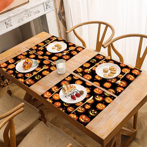 Sets de Table Citrouille pour Décoration Tables Cuisine