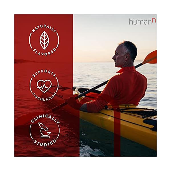 HumanN Neo40 Daily Heart & Blood Circulation Supplements to Boost Nitric Oxide - Supports Blood Pressure - from maker of SuperBeets -Includes 30 Dissolvable Tablets - Tasty Fruity Flavor