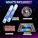 UltraPoi Ultralight LED Glow Stick (Pair (2)) - Customizable Rainbow Light Stick with Over 70 Brilliant Color Modes & Flashing Patterns - LED Concert Stick for Poi, Flow Arts, & Light Spinning