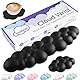 Sushret Wolke Handballenauflage Tastatur, Ergonomisches Wolke Handauflage Tastatur Mit PU Leder Memory Schaum, Niedliche Wolken Wrist Rest Pad Für PC/Gaming/Arm Handpolster/Computer– Schwarz