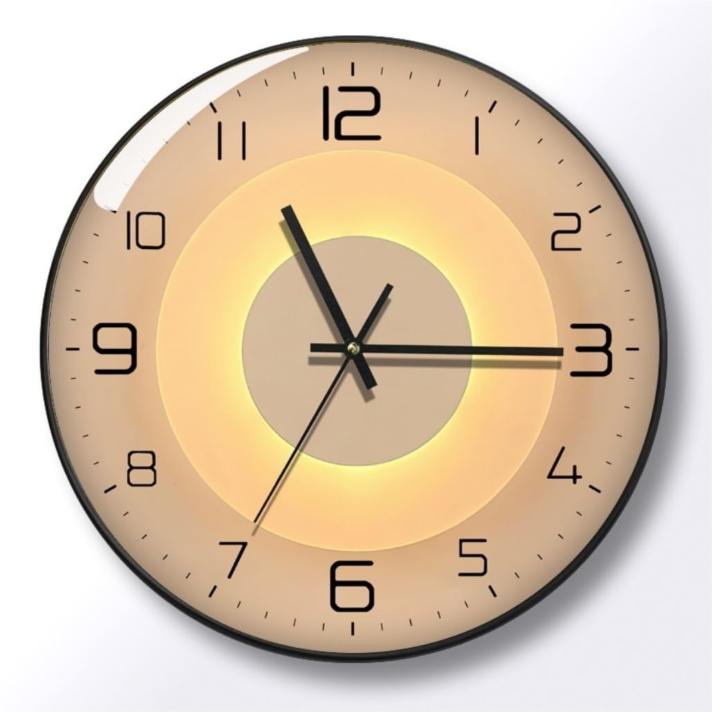 Horloge murale à quartz sans tic-tac mécanisme silencieux pour rester zen - 3