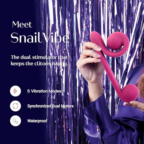 Vibrateur rose Snail Vibe de taille unique pour le plaisir - 2