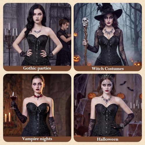 Image of frawirshau Women's Overbust Costume Corset Renaissance Victorian