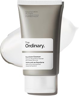 The Ordinary Squalane Cleanser: Gentle Hydrating Makeup Remover Balm for All Skin Types, 4.6 Stars