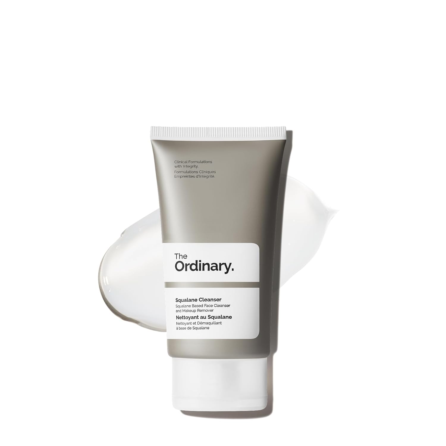 The Ordinary Squalane Cleanser: Gentle Hydrating Makeup Remover Balm for All Skin Types, 4.6 Stars