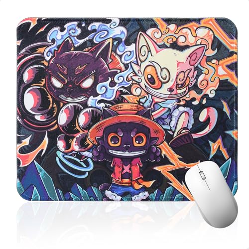 GTOTd Anime Gaming Mouse pad Mauspad (20 X 24 cm) Kawaii Katze Mauspad mit Wasserdicht und Rutschfester Gummi, genäht Rand Merch für Laptop Büro Tastatur GTOTd Anime Gaming Mouse pad Mauspad (20 X 24 cm) Kawaii Katze Mauspad mit Wasserdicht und Rutschfester Gummi, genäht Rand Merch für Laptop Büro Tastatur