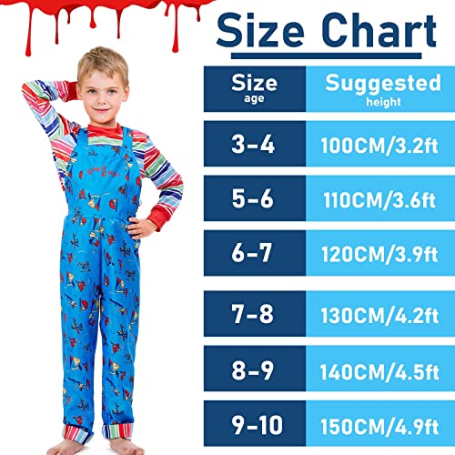 Disfraz Chucky para niños talla 140 miniatura 2