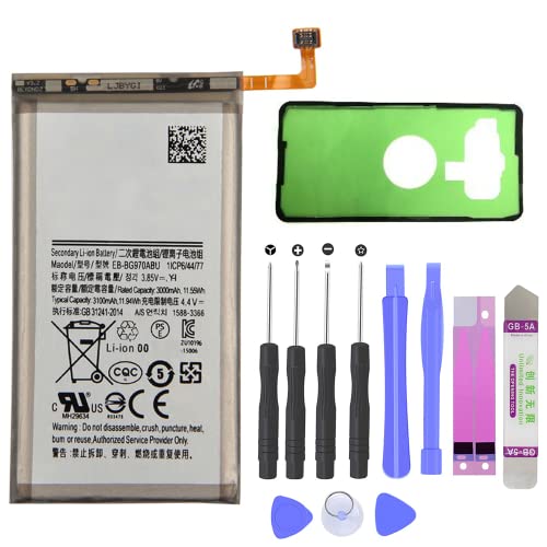 Batterie Akku Für Samsung Galaxy S10e SM-G970F Power Accu Battery Ersatzakku EB-BG970ABU 3100mAh + Werkzeug + Klebestreifen Cover