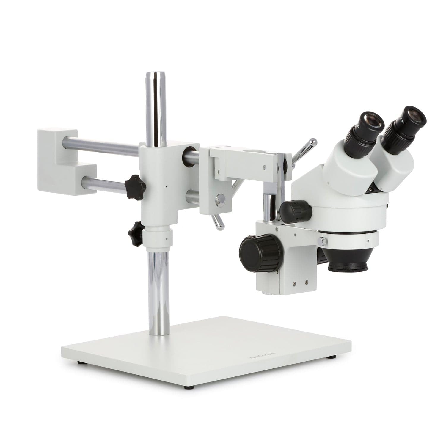AmScope SM-4BZ-80S Inspektion des Zoom-Vergrößerungsschaltkreises Stereomikroskop mit 80 LED-Licht, 3.5X-90X, Weiß