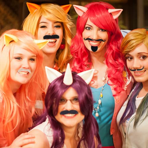 Kicnic 60 pcs fake mustaches self adhesive (20 designs) novelty hairy beard costume facial hair for christmas party supplies decorations, suitable for all ages 7 Kicnic 60 pcs fake mustaches self adhesive (20 designs) novelty hairy beard costume facial hair for christmas party supplies decorations, suitable for all ages - image 8