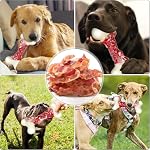 Jouets pour chiens pour les brochettes agressives, Jouets de chien indestructibles pour les grands chiens, Bons pour chiens de race moyenne et grande, Jouet de chien pour les garder occupés, véritable bacon aromatisé