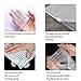 Frosted Packaging Bag, 50PCS 7.9X9.8 Inch Clear Plastic Poly Bags, Reclosable Clear Poly Bags with Vent Holes for Packaging Socks, Board Games, Underwear Leggings, Toys