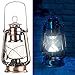 Produktbild Lunartec LED Sturmlaterne: Ultra helle LED-Sturmlampe mit Akku, 200 Lm, 3W, warmweiß, Bronze (Akku Tischleuchte)