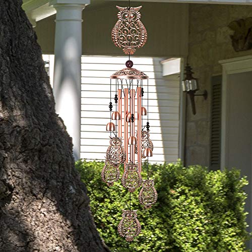 Owl Wind Chimes Decor, Portable Mobile Owl Wind Chime, Owl Wind Bell, Owl Decoration, Owls Wind Chimes, Home, Indoor, Yard, Patio, Festival, Garden, Outdoor Decoration, Gift For Mom #TOP6