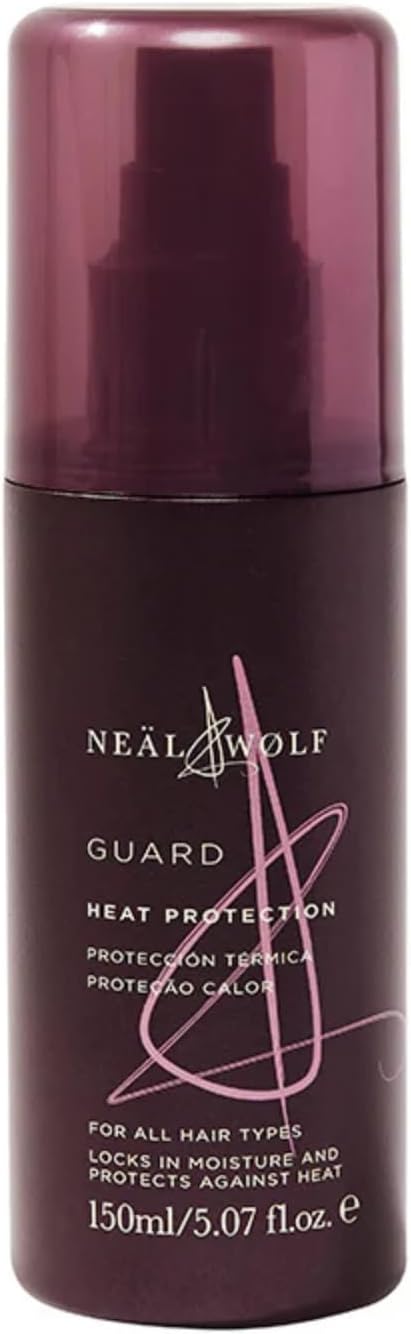 Neal & Wolf Guard Heat Protection Spray For Hair Straightening, Curling & Heat Styling, 150ml