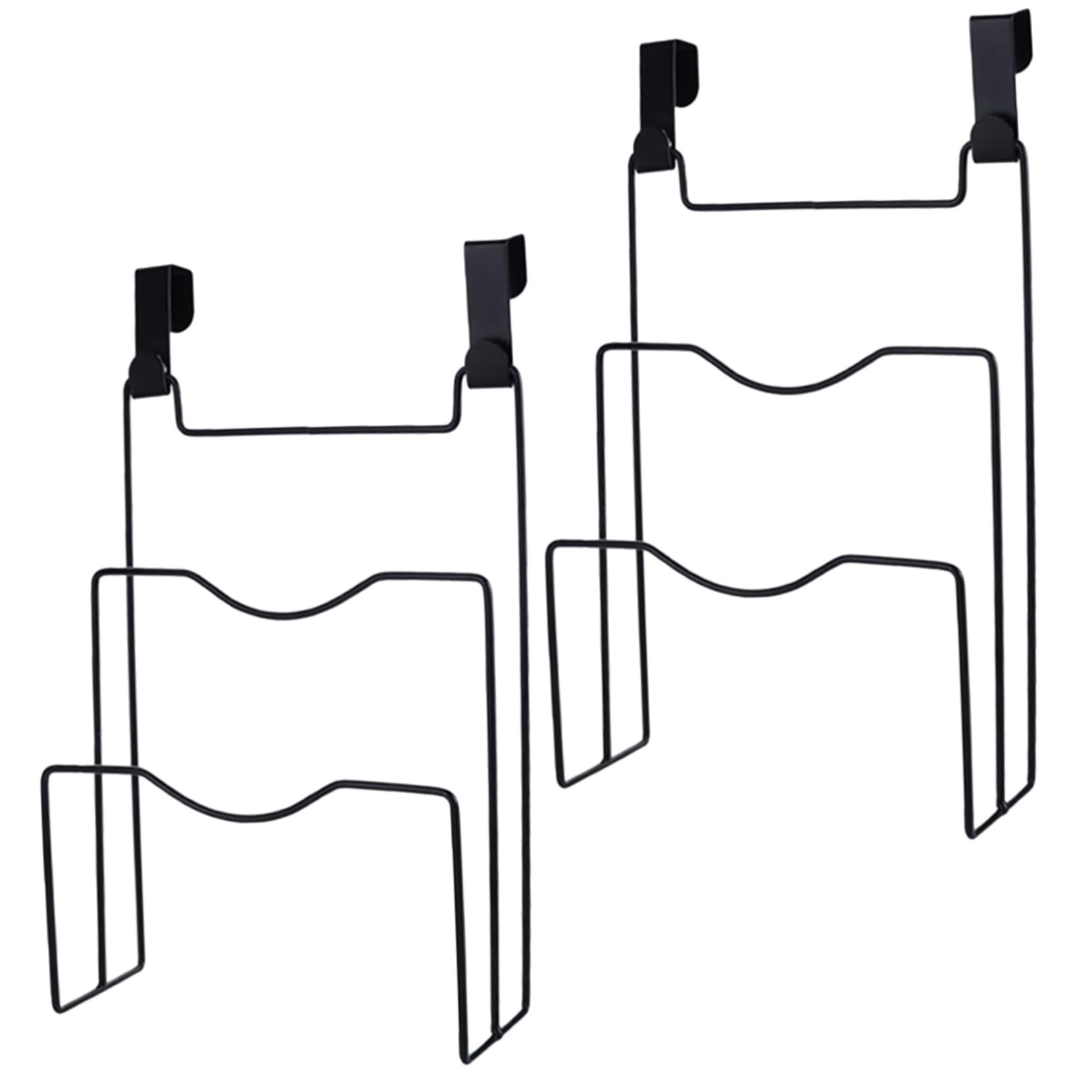 TOYANDONA 2 Stück Topfdeckelhalter Aus Metall Mit Schlitzfunktion Schranktür Organizer Für Küchen Schwarz Platzsparender Küchenhelfer Zur Topfdeckel Und Schneidebrett Aufbewahrung