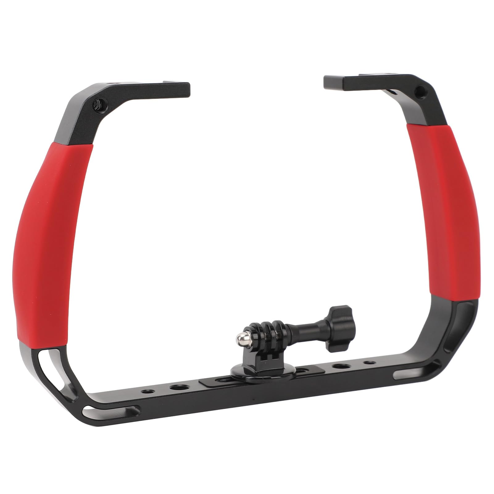 Podwodny stabilizator zestawu do nurkowania z antypoślizgowym uchwytem do kamery sportowej (Czerwony)