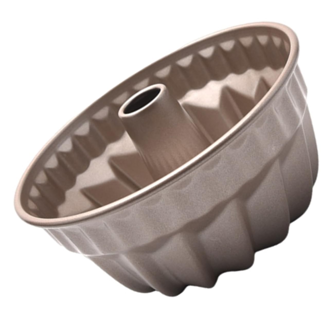 PRETYZOOM Lot De 2 Moules À Gâteaux Creux En Métal Réutilisables Antiadhésifs Pour Gâteaux Muffins Puddings
