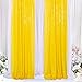 Backdrop Curtain Yellow 2FTx7FT 2 Pack Sequin Backdrop 60x215cm Sequin Fabric Backdrop Drapes Christmas Backdrop for Photography Yellow Wall Backdrop for Birthday Parties