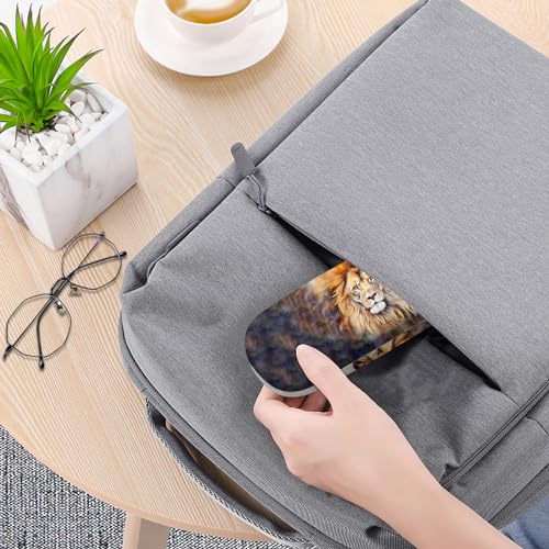 Image of Eyeglasses Case Hard Shell Protective Case for Glasses Eyeglass Box with Cleaning Cloth for Boys Men Man Cute Aesthetic